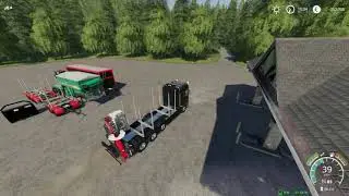FS 19 CRATER LAKE -TIMELAPSE -EPISODE 3- Logging and building farm