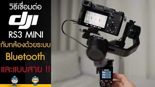 วิธีเชื่อมต่อ DJI RS3 Mini กับกล้องด้วยระบบ Bluetooth และแบบสาย !!