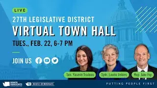 27th District Virtual Town Hall