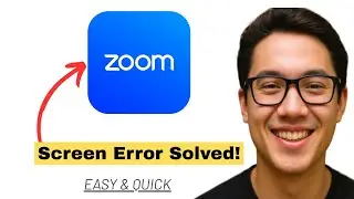 How To Fix Zoom App Screen In PC (Solution In Seconds)