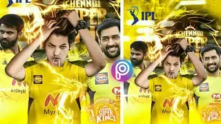 Chennai super kings photo editing 2021 | ipl 2 csk photo editing picsart |