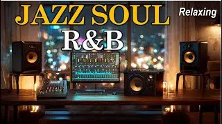 Relaxing Jazz Soul R&B Music for Sleep, Study, and Relaxation | Night City Ambience
