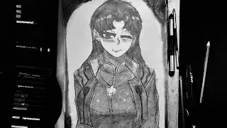 (Neon Genesis Evangelion) Drawing Misato