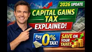 Capital Gains Tax Explained: How to Pay 0% Tax on Investments (2026 Guide)