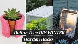 10 Dollar Tree Garden Hacks To Keep Your Plants Alive All WINTER Long 