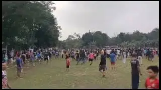Tarkam Unitex Bogor, tak terima kalah langsung kejar wasit dan ribut besar!!!