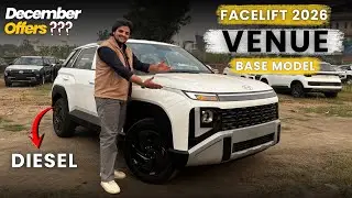 New Hyundai Venue Facelift 2026 | Hyundai Venue Facelift 2026 Base Model | HX2 Variant Diesel ₹9.70 