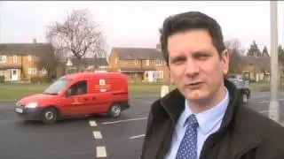 Steve Baker MP catches the Arriva 300 bus from High Wycombe to Stoke Mandeville Hospital
