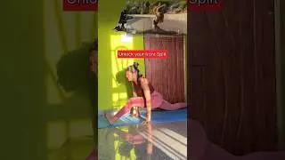 Hanumanasana.#yoga #fitness #kavyakiduniya