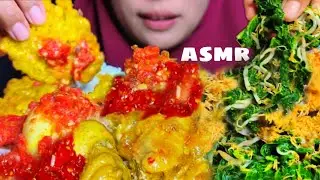 ASMR OPOR AYAM, TELUR BAKWAN || ASMR EATING SPICY #asmr #asmrsounds #oporayam 