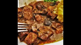Slow cooker beef and kidney stew