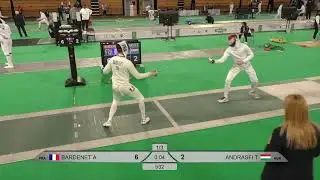 2024 387 T32 12 M E Individual Doha QAT GP GREEN ANDRASFI HUN vs BARDENET FRA