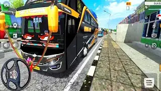 Bus Fast Furious Subur Jaya Full Strobo Bawa Penumpang Keluar Terminal Kasih Basuri Not 36