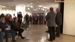 Eroeffnung der Ausstellung - Einblicke - Franz Schwarz in der Bezirksbibliothek Duisburg Rheinhausen