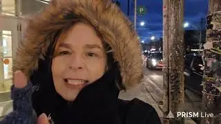 Friday Live 🔴 Mild Windy Winter Night Walk, Toronto