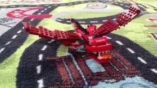 Best Dragon Lego Creator 31032 Red Creatures fire-breathing dragon - Lego Speed Build