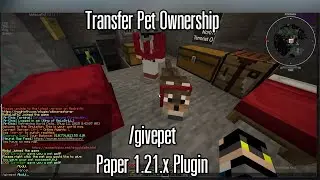 Minecraft /givepet Command Plugin Demonstration