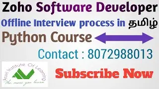 Zoho Software Developer  Offline Interview Process-2021 | Watch Full Video | Direct Interview 👍🌹