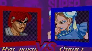 Street Fighter 1 Ryu (1986) vs SF2 Chun Li (1991)