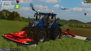 Big Grass Cutting Job 🚜 For Sheep | HUTAN PANTAI | Farming Simulator 25 | Time Lapse#38 