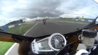 Chris Bottrill 140mph wheelie Donington Park