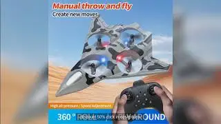 K800 Mini Drone with Throw Flying/360&deg; Flip/Altitude Hold, 2.4G Remote Control RC Aircraft for Begin