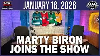 Former NHL goalie Marty Biron joins the show | January 16, 2026