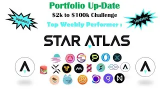 #StarAtlas (#ATLAS) a lonely star among the few: $2k - $100k #crypto portfolio updates.