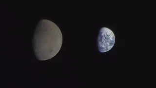 Orion spacecraft sees Earth and Moon from farthest distance