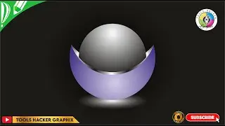 3D Ball in Shell in Corel Draw | Tools Hacker Graphix