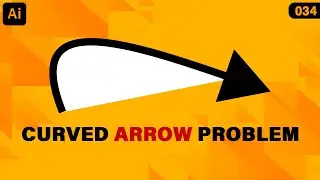 Curved Arrow Problem in Illustrator