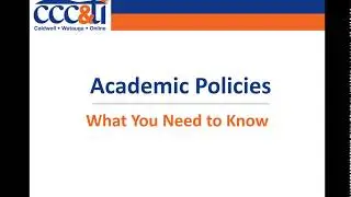 Academic Policies