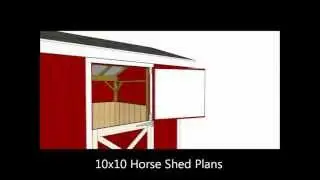 Horse Shed Plans