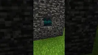 Can sculk sensor detect through bedrock?   #shorts