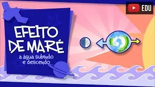 Efeito de Maré - a Lua e o Sol puxando a água da Terra
