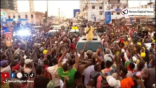 President RUTO received like a KING in MOMBASA a day after nominating Hassan Joho as CS!!