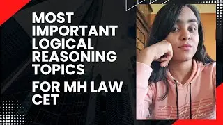 Most Important Logical Reasoning Topics for MH LAW CET-2026|GLC Mumbai|MH LAW CET #glc #lawcet 