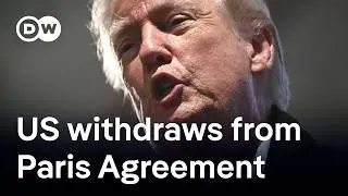 The consequences of the US leaving the Paris Agreement | DW News