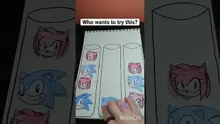 Sonic puzzle🧩 diy ideas🤯 creative art | #shorts #art #satisfying #painting #viralshorts #fun