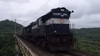 Vatva WDM-3A Twins with Madgaon Rajdhani Exp