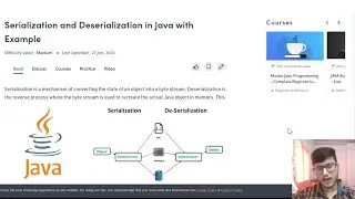 Serialization & Deserialization In Java | What is Serialization ?
