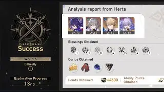 [Honkai Star Rail] Simulated World 6 Diff 2 Clear