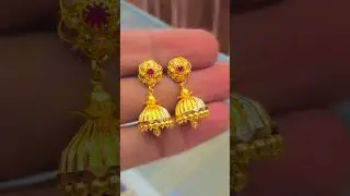 Gold Jimiki earring #jewellerycollection #goldearrings #earrings #jimiki