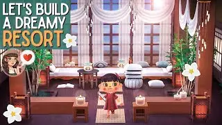 DREAMY Resort Speed Build on ACNH | Audie's Vacation Home | Animal Crossing New Horizons HHP