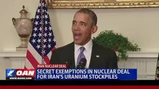 Secret Exemptions in Nuclear Deal for Iran's Uranium Stockpiles