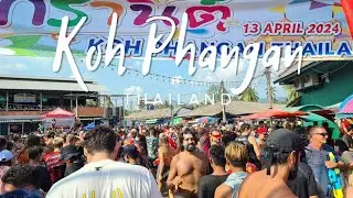 Songkran festival 2024 on Koh Phangan | Thailand | April 13