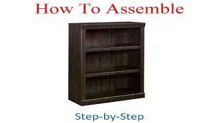 How to assemble Better Homes & Gardens Glendale 3 Shelf Bookcase, Dark Oak Finish