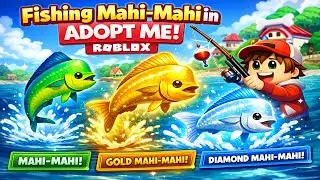 Catch the Rare Mahi-Mahi in Adopt Me! | 20 Baits Challenge