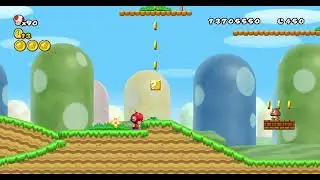 Toad and Toadette in New Super Mario Bros Wii with riivoution pathces