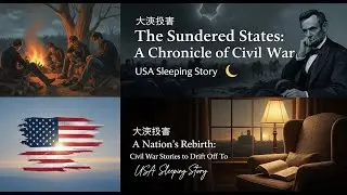 The Sundered States: A Chronicle of Civil War and a Nation's Rebirth|Usa Sleeping Story